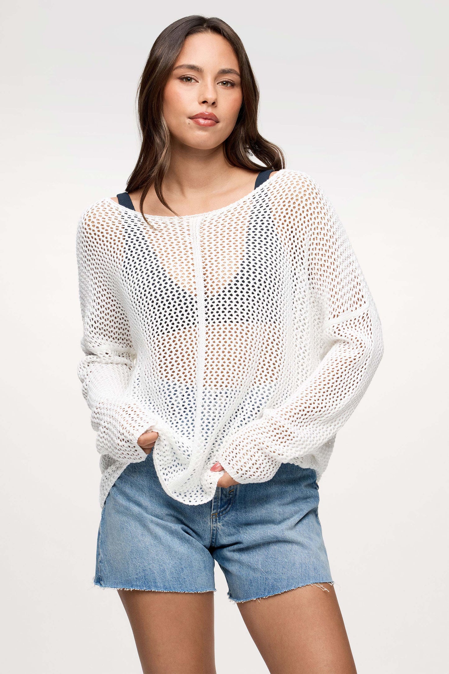 Open Knit Sweater