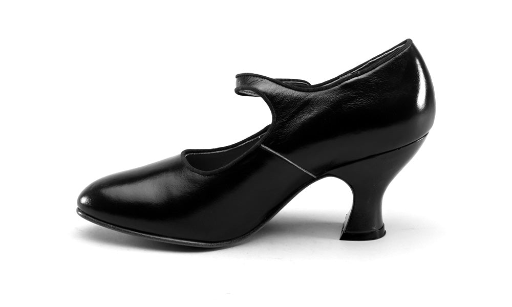 Anna May 1920s Mary Jane High Heels (Navy)