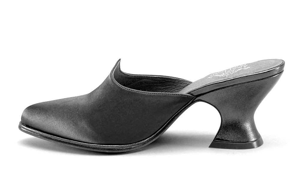 Charlotte 18th Century Mules (Teal)