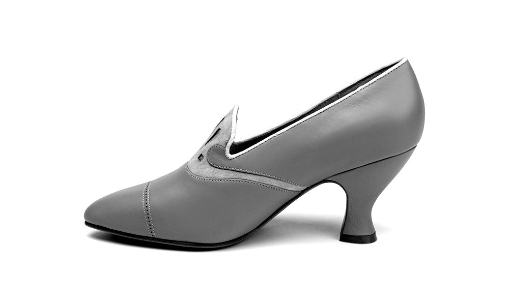 Elsie Edwardian Pumps (Seafoam)