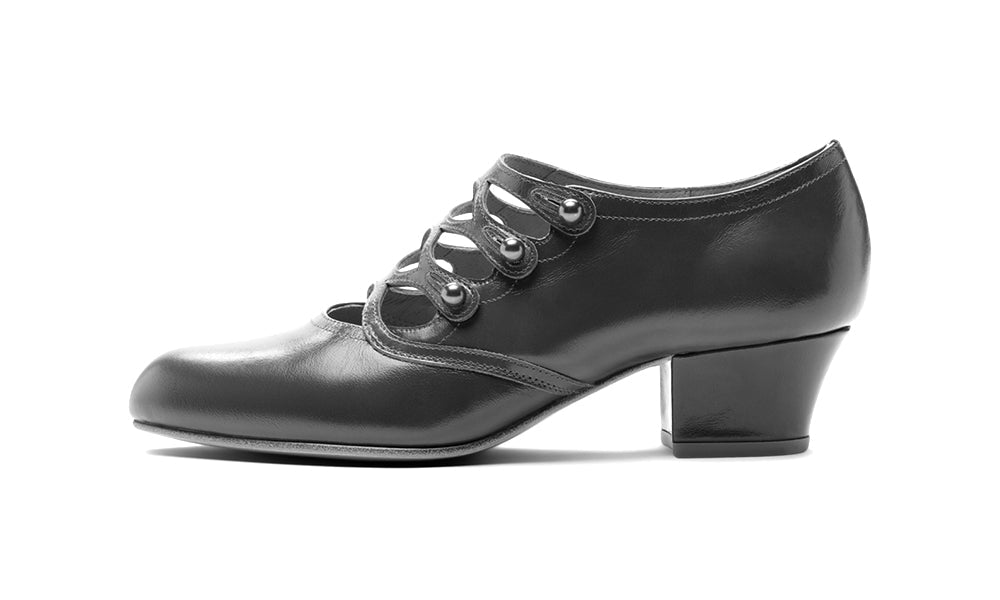 Gloria Edwardian Shoes (Walnut)
