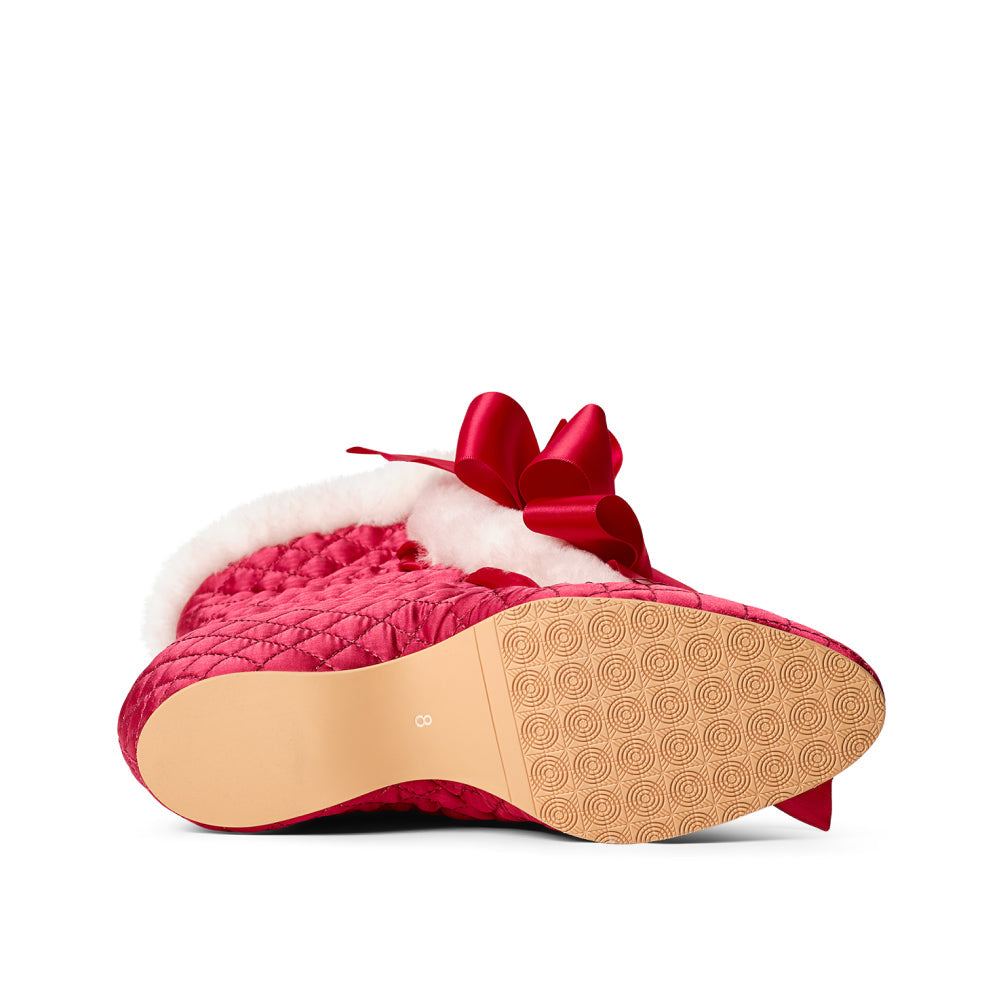 PRE-ORDER Victoria Carriage Boots (Red/Ivory)