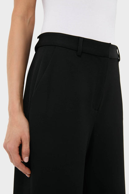 Black Pillar Wide Leg Pant