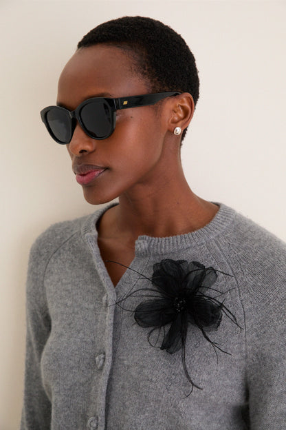 Black Polarized Majestic Sunglasses