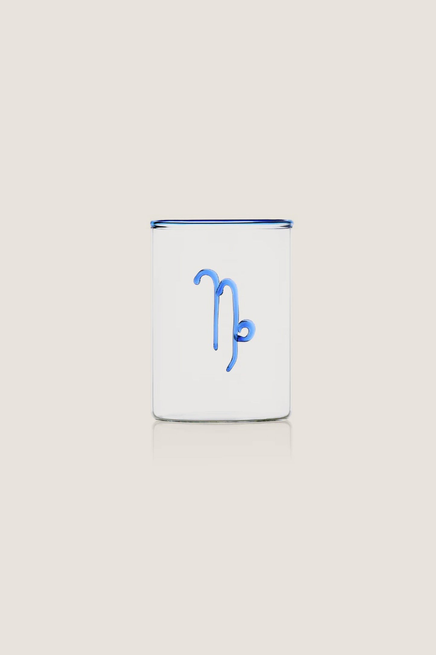 Blue Capricorn Lowball Glass (Set of 2)