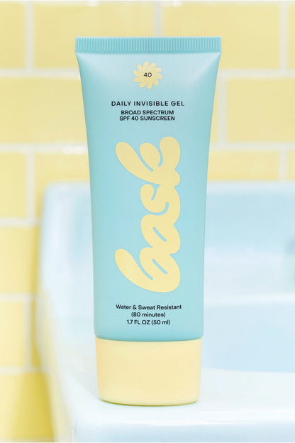 Bask SPF 40 Daily Invisible Gel Face Sunscreen