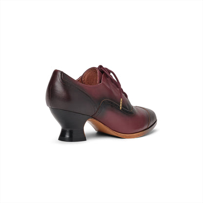 Londoner Edwardian Oxfords Wide (Cherry)