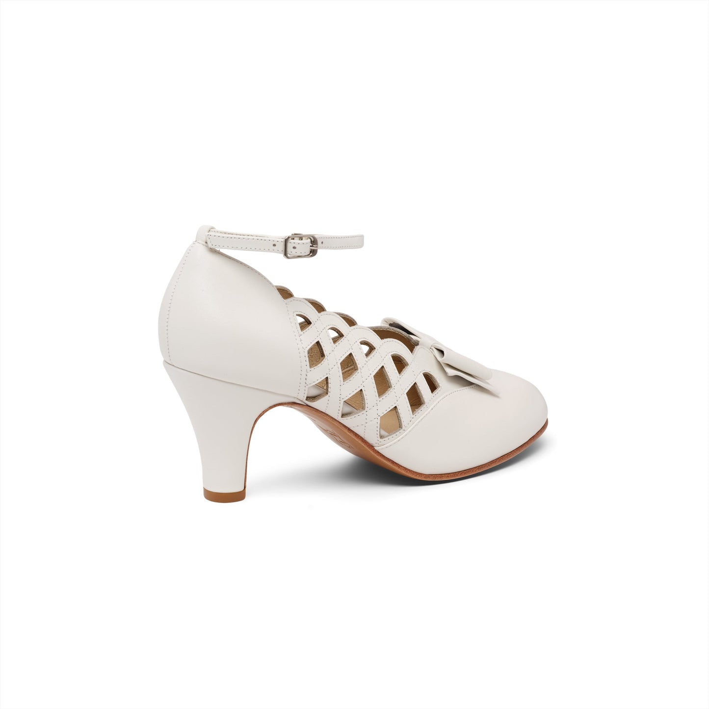 Jessie Vintage Pumps (Soft Ivory)