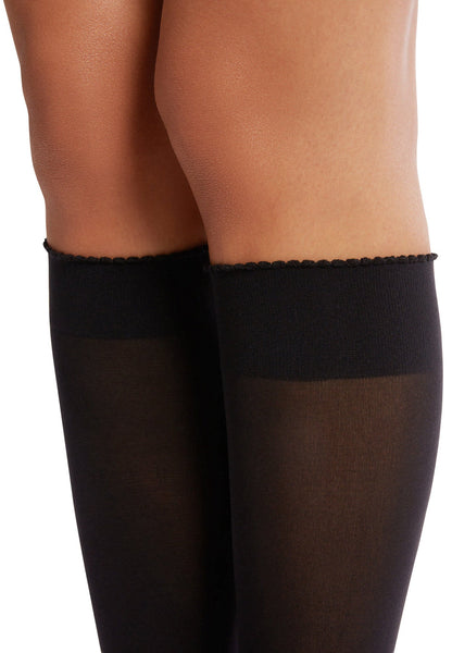 Black Velvet de Luxe 50 Knee-Highs