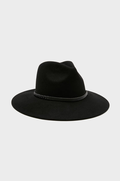 Black Tack Fedora Hat