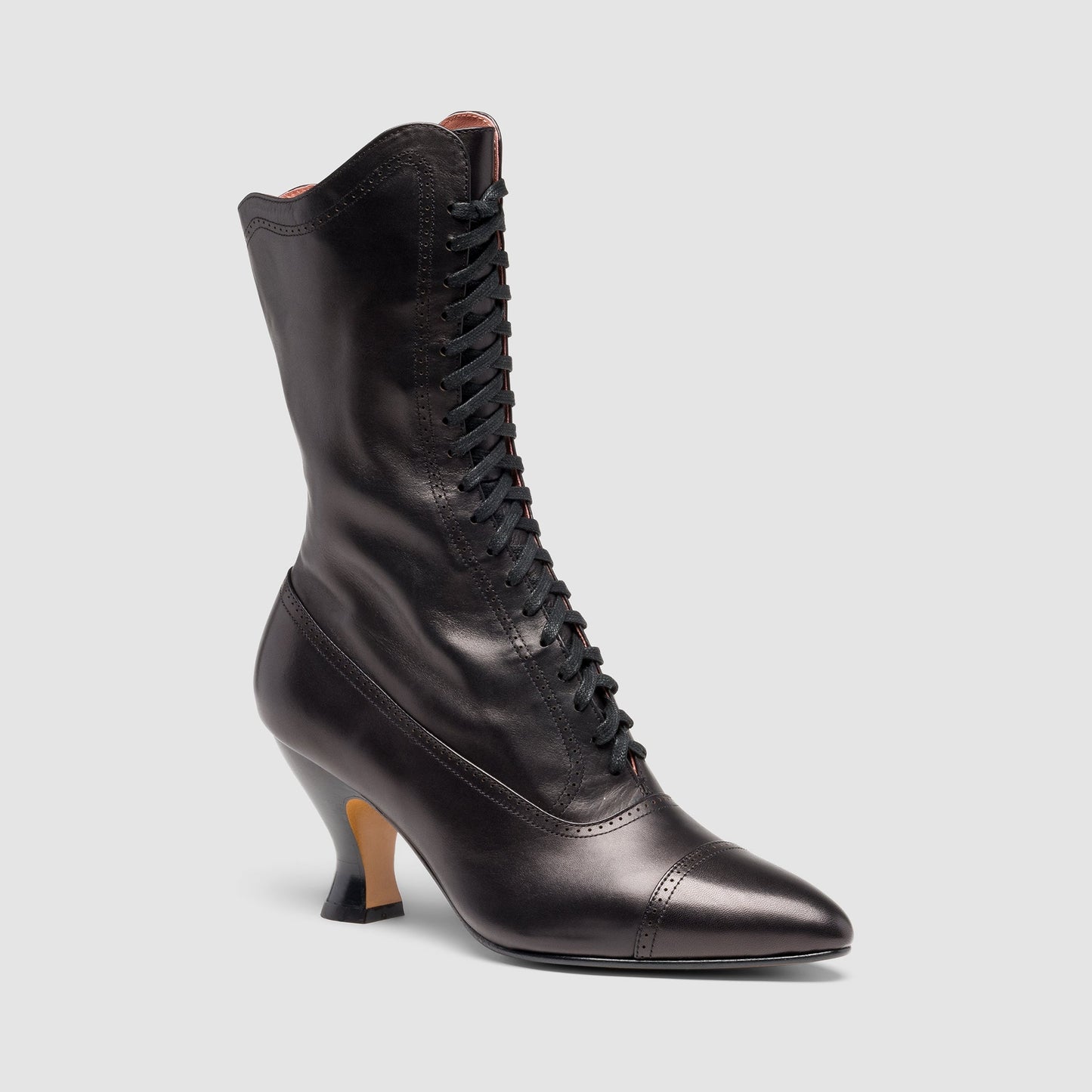 Edith Edwardian Boots Wide (Black)