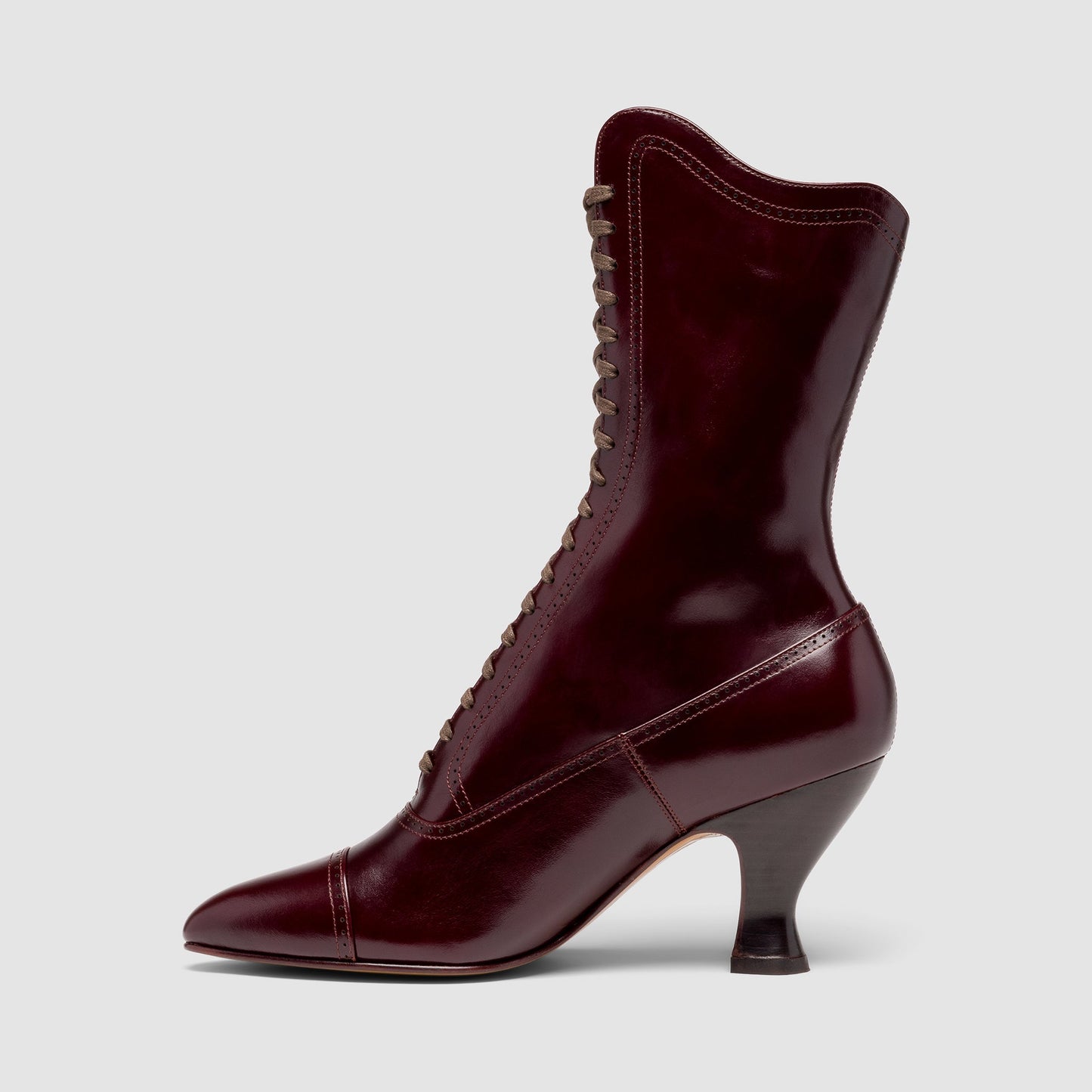 Edith Edwardian Boots (Cordovan)