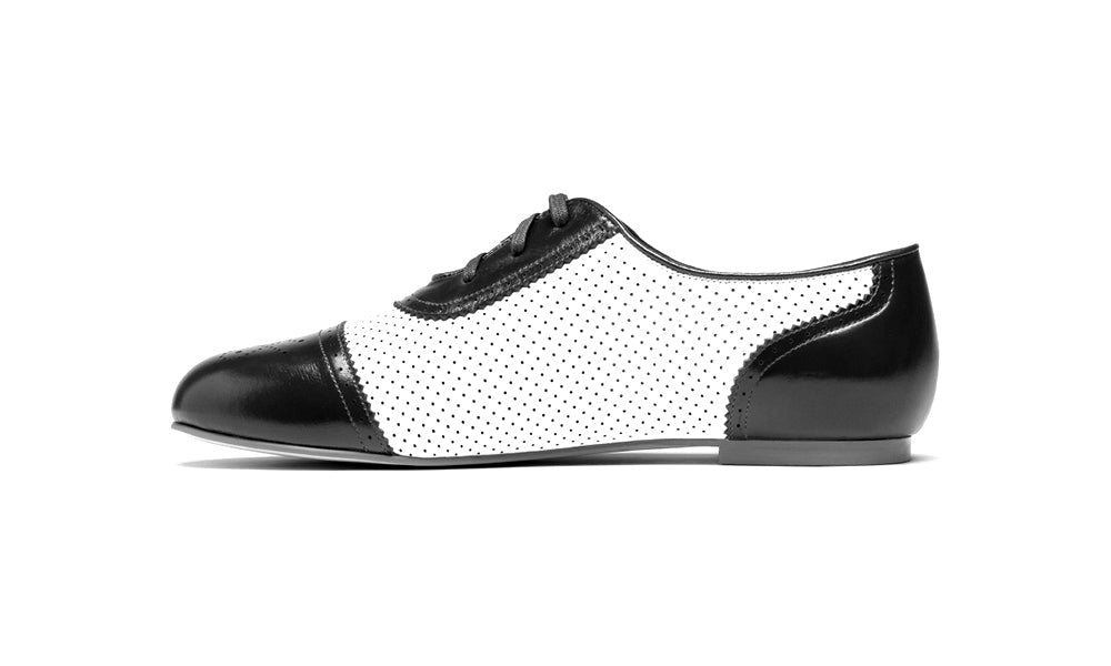 Beverly Sporting Flats (Cordovan/Soft White)