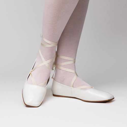 Bronte Slippers Wide (Soft Ivory)