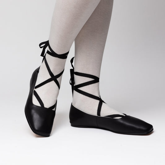 Bronte Slippers Wide (Black)