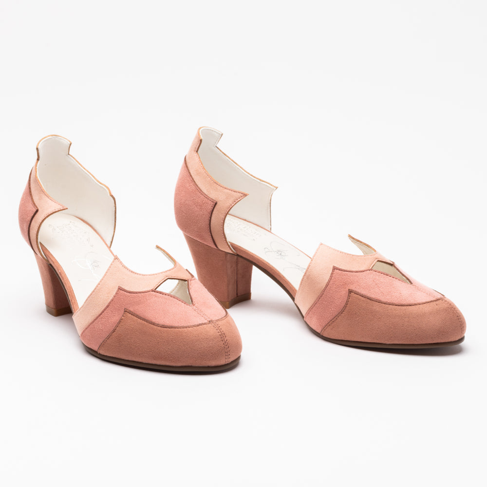 Christine Vintage Pumps (Seductress Pink)