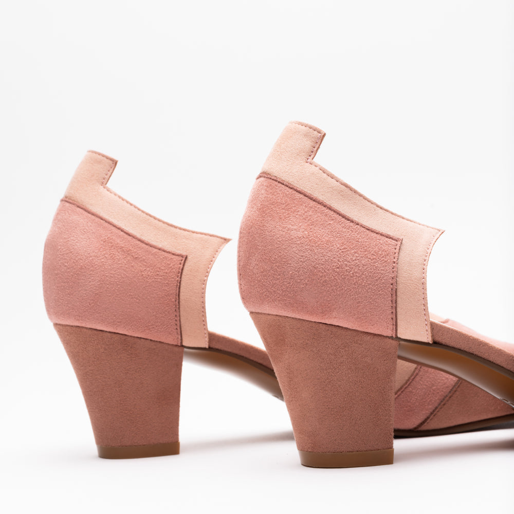 Christine Vintage Pumps (Seductress Pink)