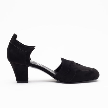 Christine Vintage Pumps (Widow Black)