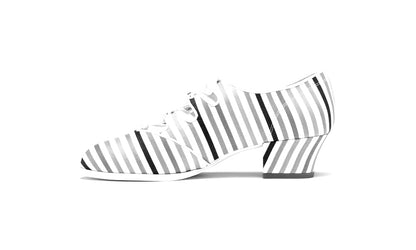 Clementine Vintage Ghillie Shoes (Multi-Stripe)
