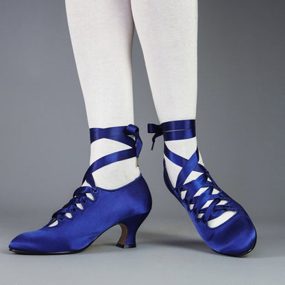 Foxtrot Edwardian Pump (Cobalt Blue)