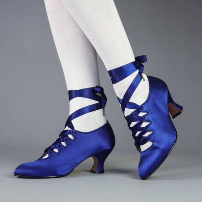 Foxtrot Edwardian Pump (Cobalt Blue)