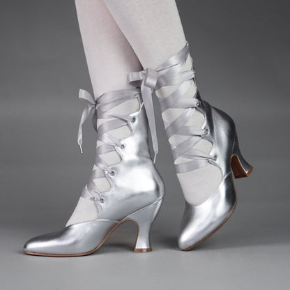 Tango Edwardian Boot (Silver)