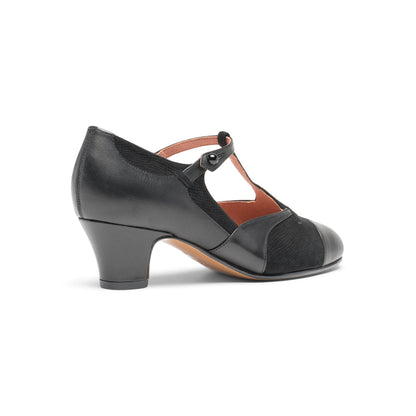 Doris 1920s Pumps (Black)