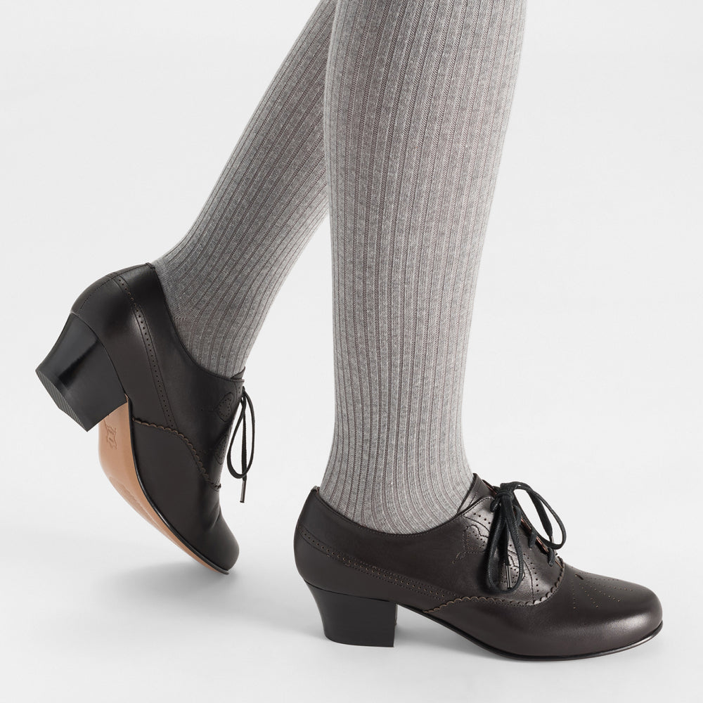 Gretel Vintage Oxfords (Black)