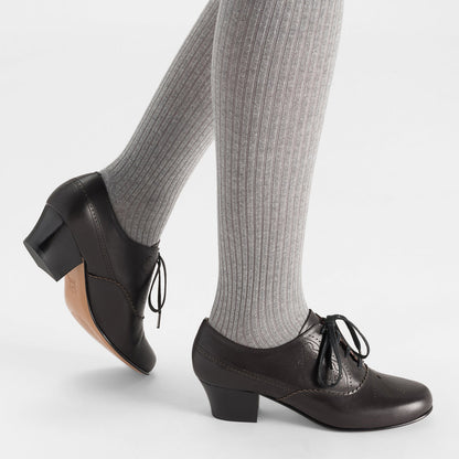 Gretel Vintage Oxfords (Black)
