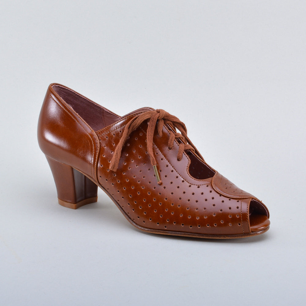 Jenny Vintage Oxfords (Chestnut Brown)
