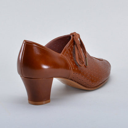Jenny Vintage Oxfords (Chestnut Brown)