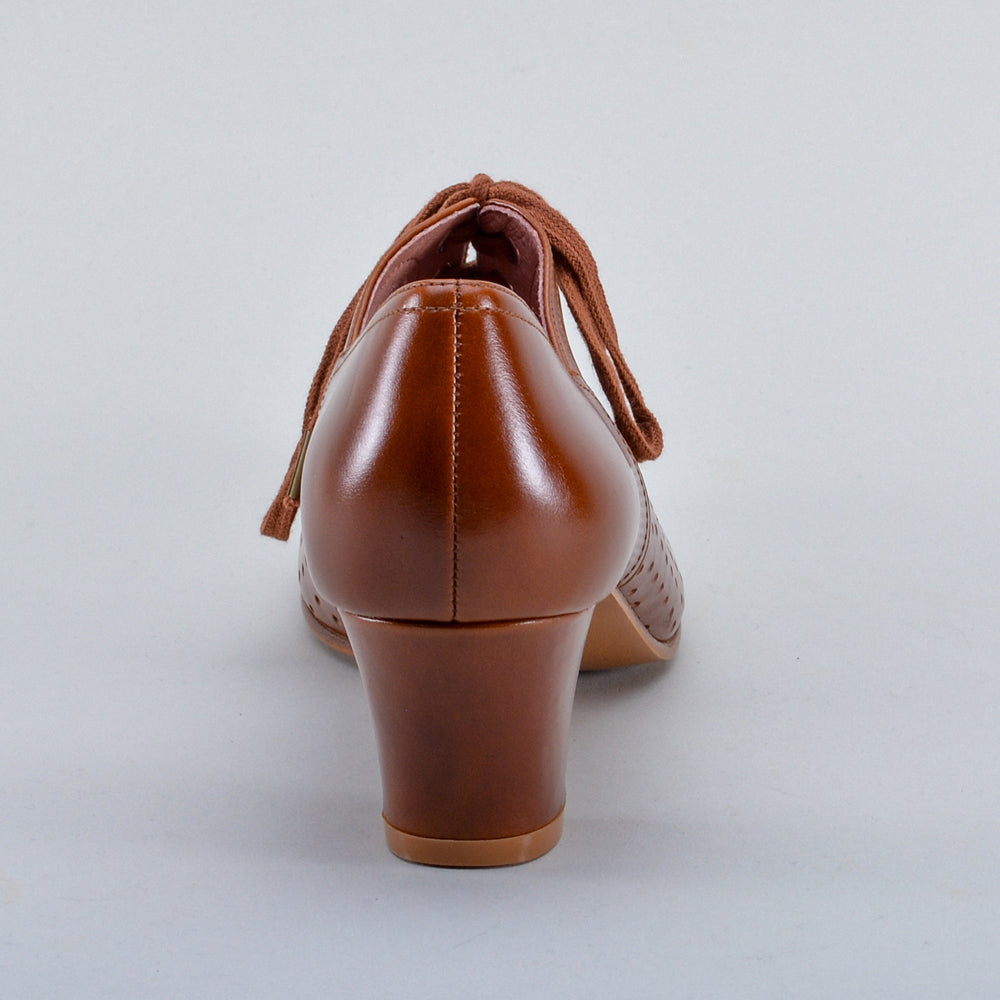 Jenny Vintage Oxfords (Chestnut Brown)