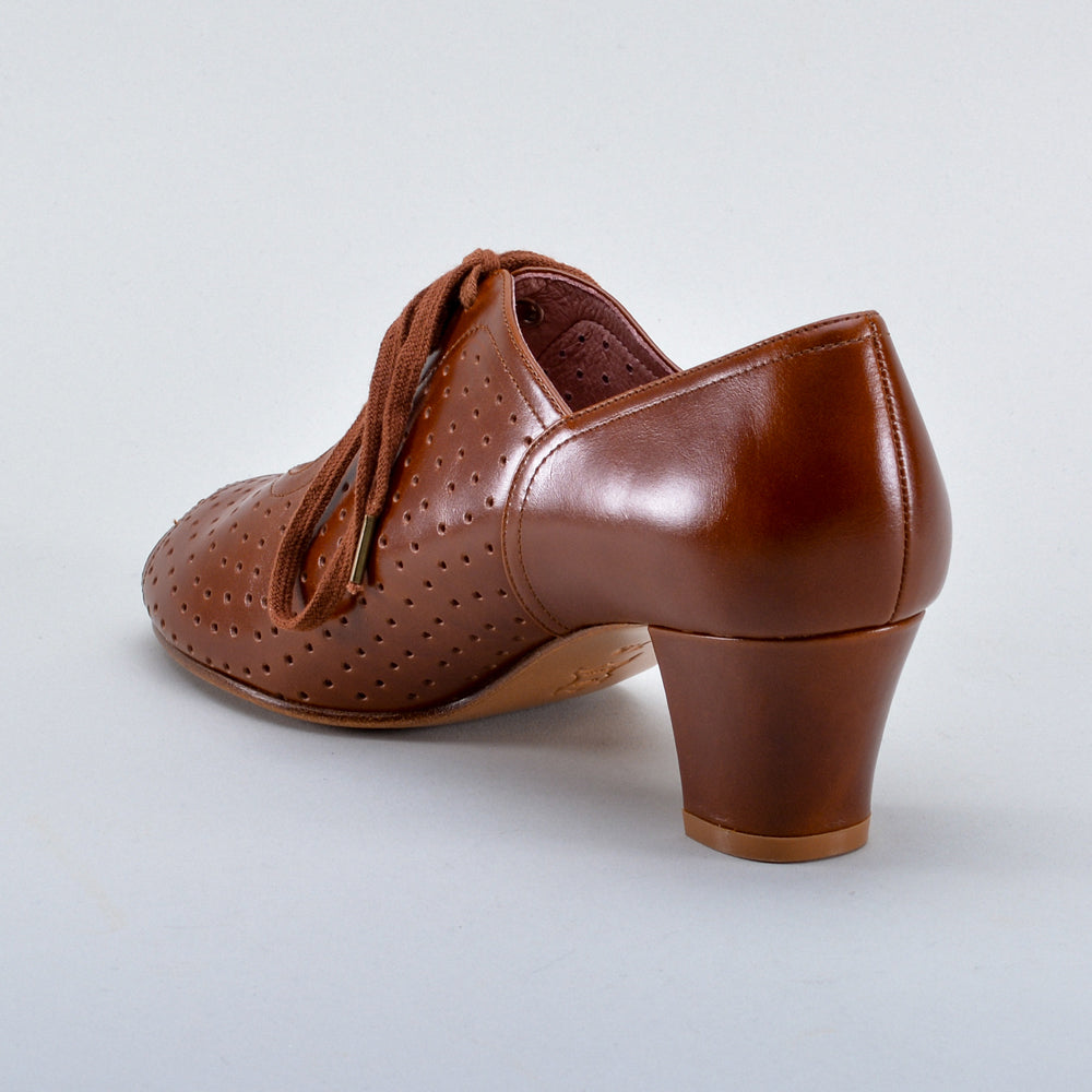 Jenny Vintage Oxfords (Chestnut Brown)