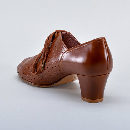 Jenny Vintage Oxfords (Chestnut Brown)