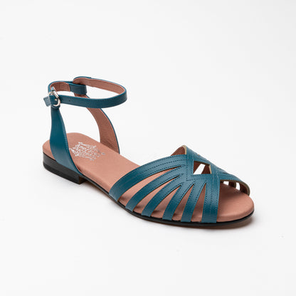 Marta Vintage Sandals (Harbor Blue)