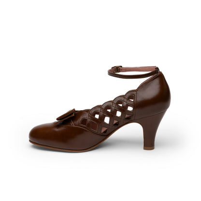 Jessie Vintage Pumps (Brown)
