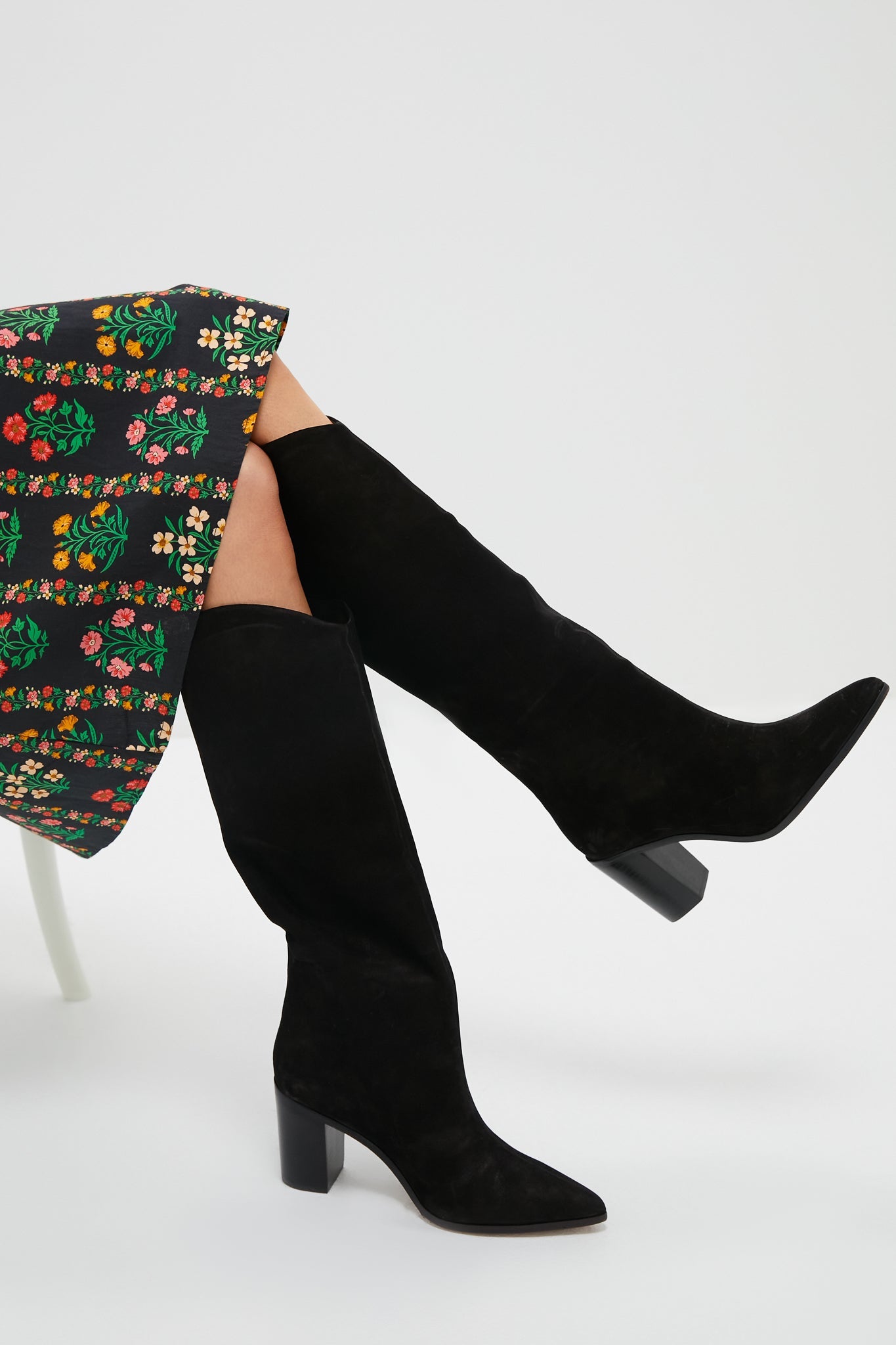 Black Maryana Block Boots