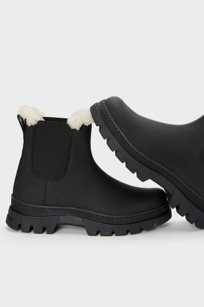 Black Leather Highland Boot