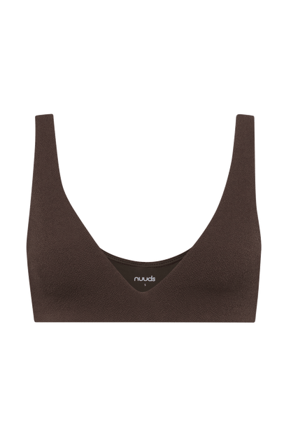 Plunge Bikini Top | Crispy Espresso
