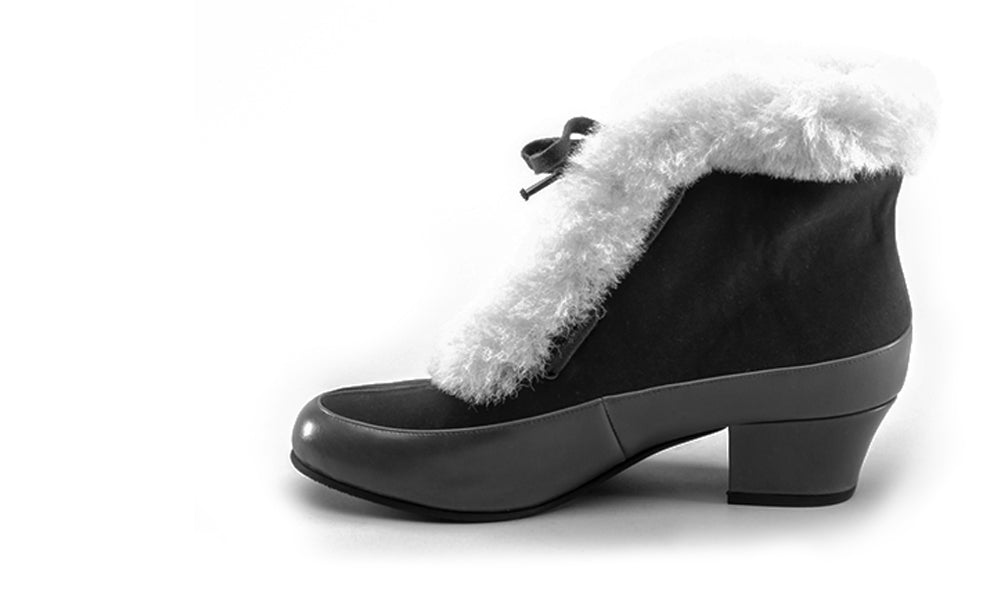 Alpen Retro Winter Booties (Brown/Ivory)