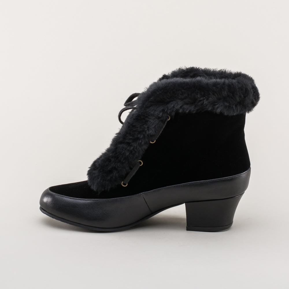 Alpen Retro Winter Booties (Black)