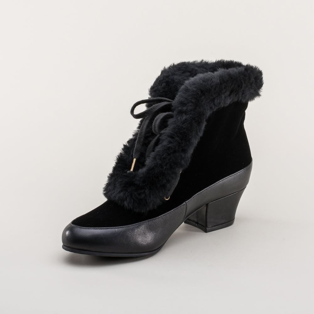 Alpen Retro Winter Booties (Black)