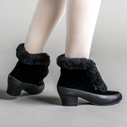 Alpen Retro Winter Booties (Black)