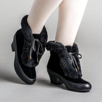Alpen Retro Winter Booties (Black)