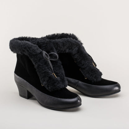 Alpen Retro Winter Booties (Black)