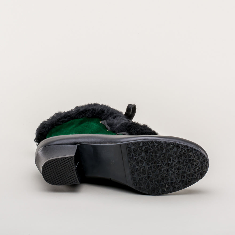 Alpen Retro Winter Booties (Emerald/Black)