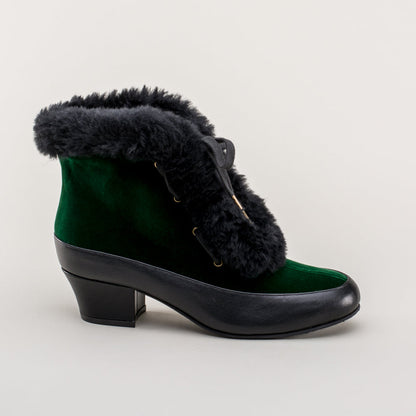 Alpen Retro Winter Booties (Emerald/Black)