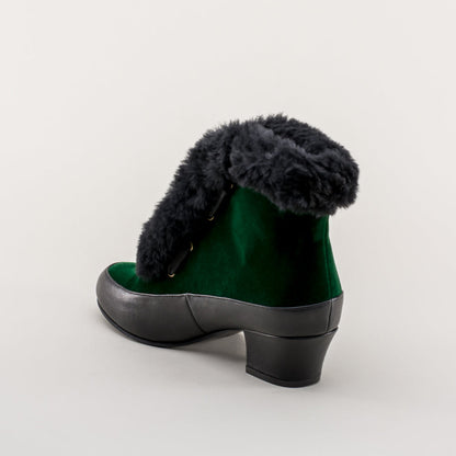 Alpen Retro Winter Booties (Emerald/Black)