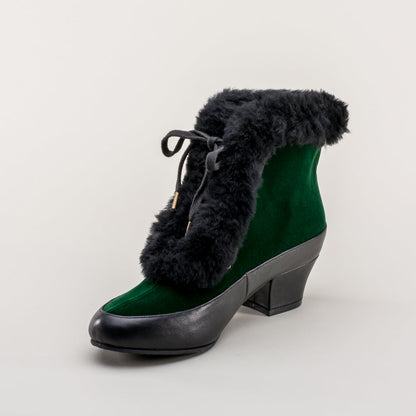 Alpen Retro Winter Booties (Emerald/Black)