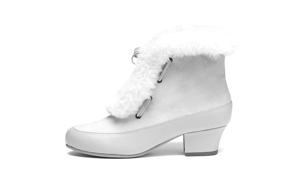 Alpen Retro Winter Booties (Sky Blue/Ivory)